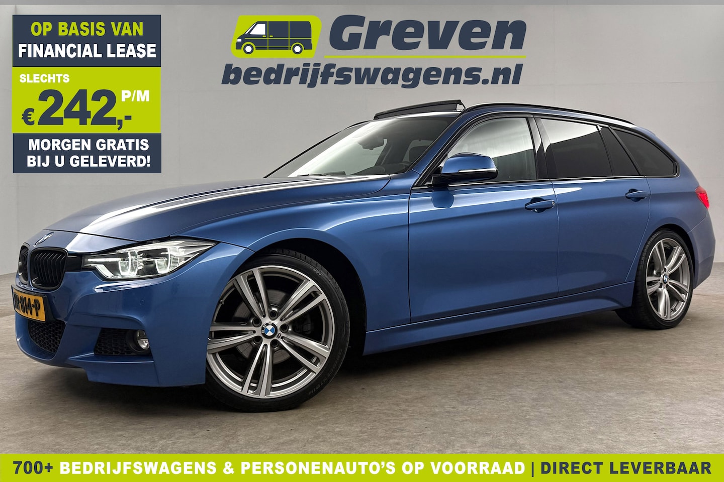 BMW 3-serie Touring - 320d High Executive M-Sport 191PK Pano Leder LED 19"LMV Clima Cruise Navi PDC Stoelverwarm - AutoWereld.nl