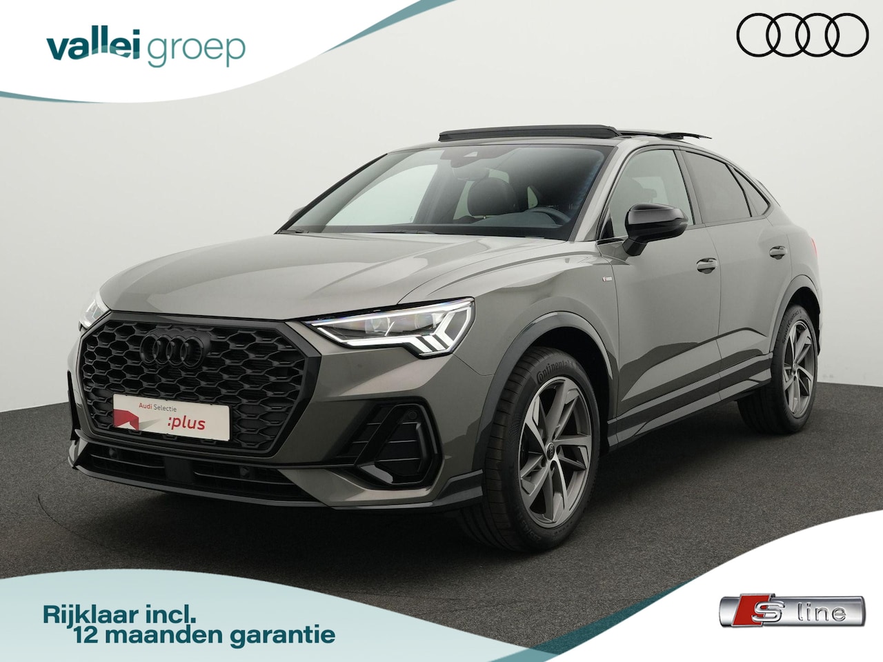 Audi Q3 Sportback - 35 TFSI 150 pk S-tronic S Edition Competition / S-Line | Panoramadak | Trekhaak | Leder/al - AutoWereld.nl
