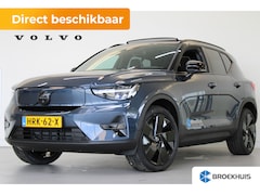 Volvo EX40 - 252PK Extended Range Ultra Black 82kWh | Panoramadak | HK Audio | Getint Glas | Stoel/Stuu