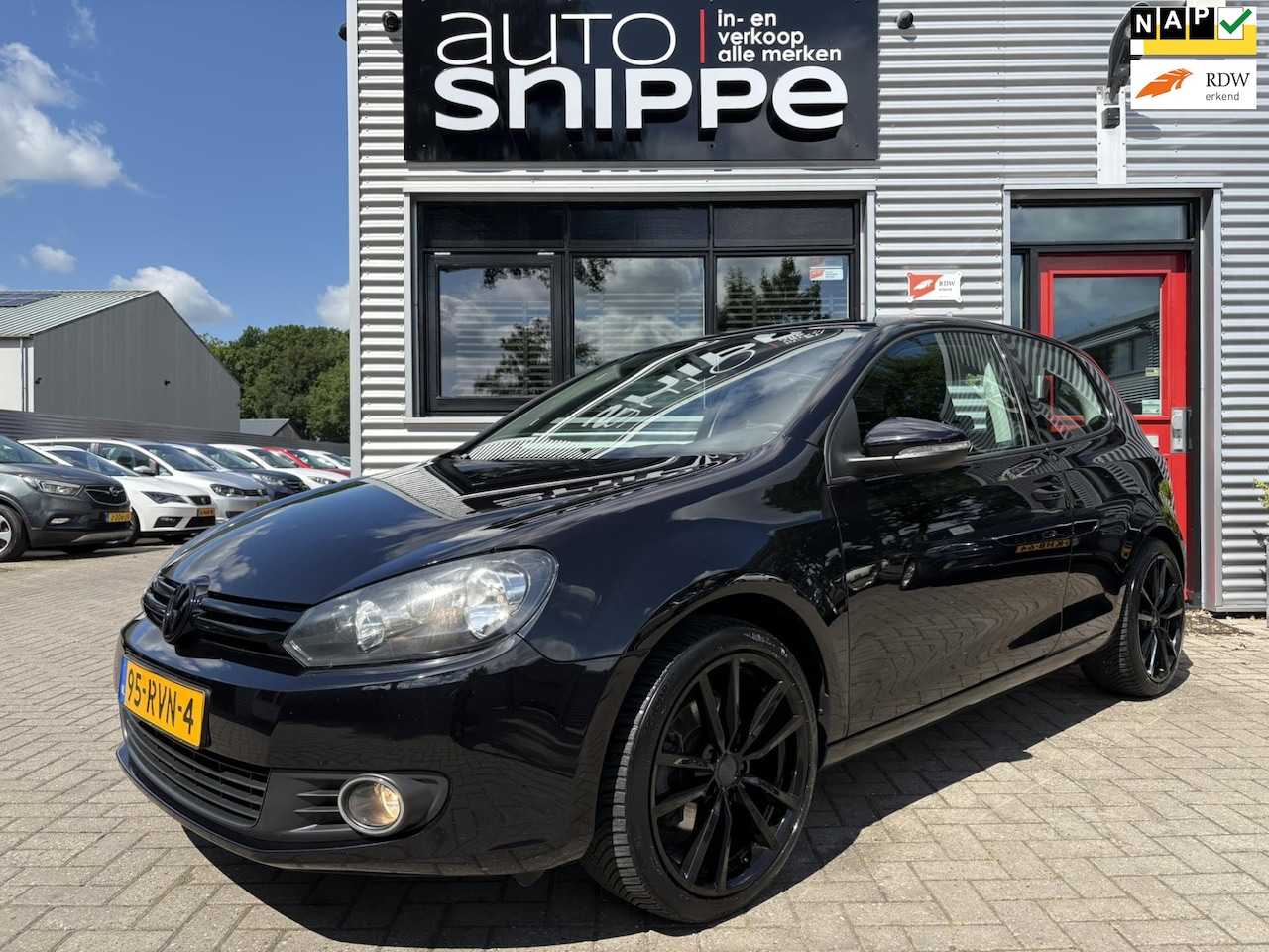 Volkswagen Golf - 1.4 TSI Trendline -BLACK ON BLACK-AIRCO-CRUISECONTROL-LICHTMETALEN VELGEN 18''-ORIGINEEL N - AutoWereld.nl