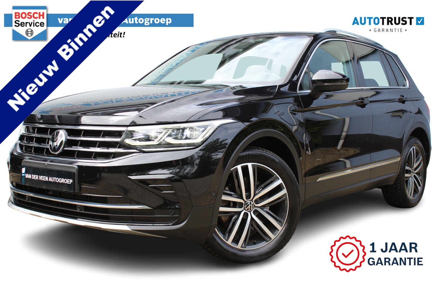 Volkswagen Tiguan - 1.4 TSI eHybrid Elegance | Incl. 12 maanden Garantie | Panorama dak | Stoel/stuur verwarmi - AutoWereld.nl