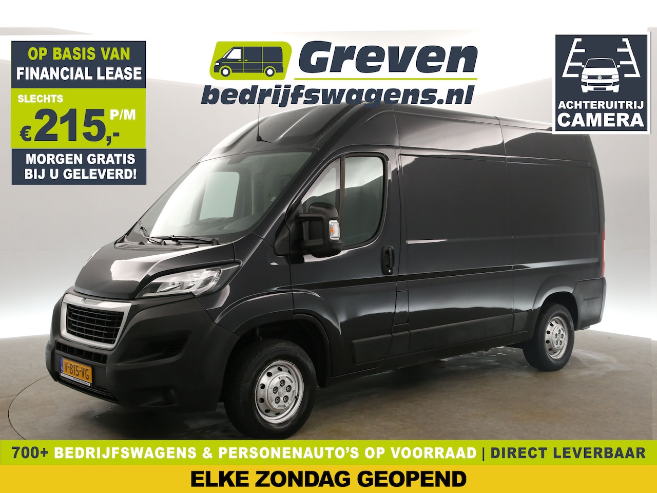 Peugeot Boxer - 330 2.0 BlueHDI L2H2 Airco Camera Cruise Trekhaak 3 Persoons Ladder Parkeersensoren - AutoWereld.nl