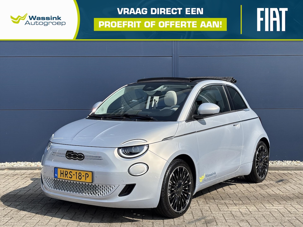 Fiat 500 C - Cabrio 42kWh La Prima | Parkeercamera | Apple Carplay & Andoid Auto | Stoelverwarming | - AutoWereld.nl