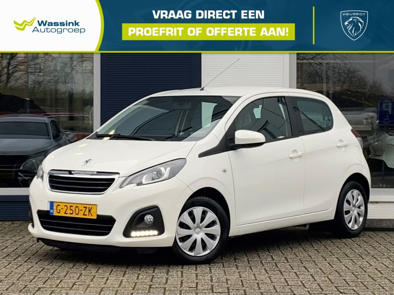 Peugeot 108 - 1.0 e-VTi 72pk 5-drs Active | Airco | Bluetooth | LED dagrijverlichting | ABS | ISO-Fix | - AutoWereld.nl