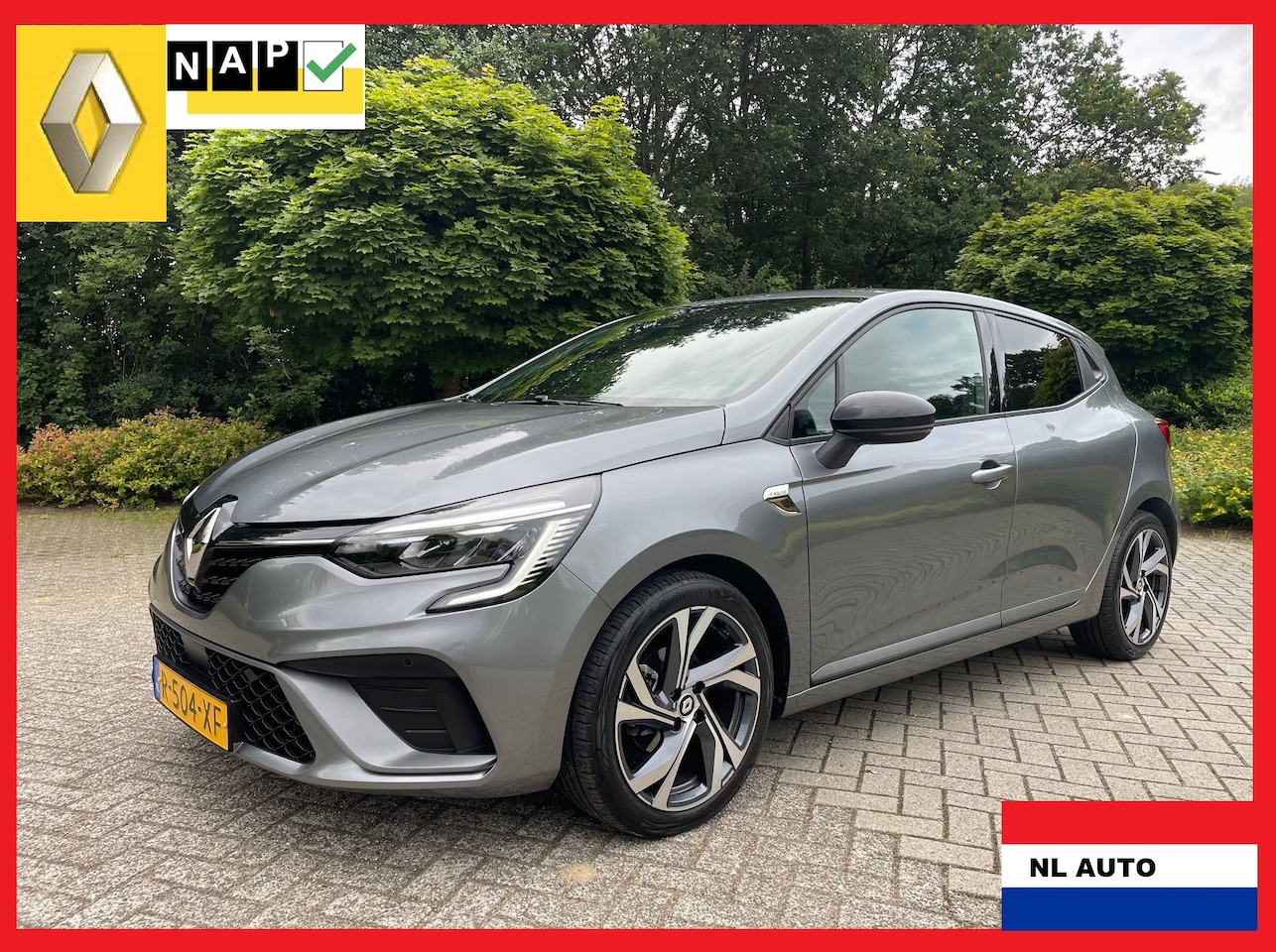 Renault Clio - 1.0 TCe 90 R.S. Line NL AUTO !  12-2022 Slechts 39 Dkm RS line Sportief + Stoelverwarming - AutoWereld.nl