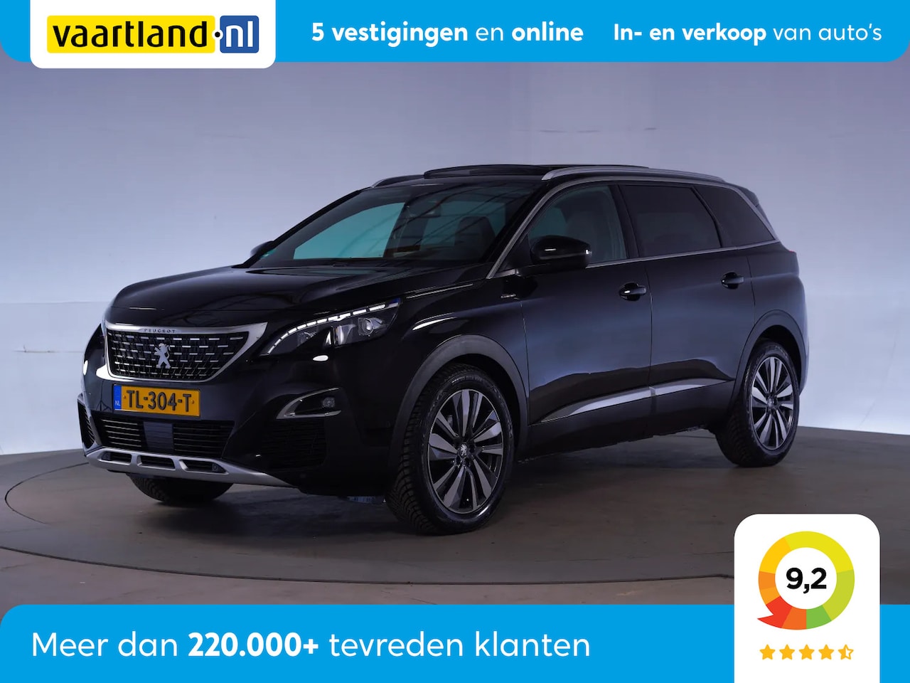 Peugeot 5008 - 1.2 PureTech 130pk GT-Line 7 pers. [ Panorama LED Navi ] - AutoWereld.nl
