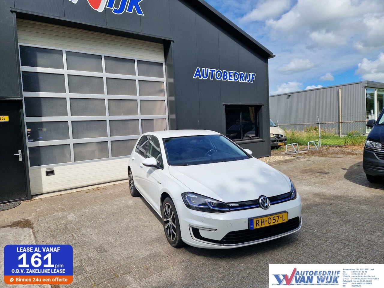 Volkswagen e-Golf - 36kWh | Warmtepomp | Navigatie |trekhaak - AutoWereld.nl