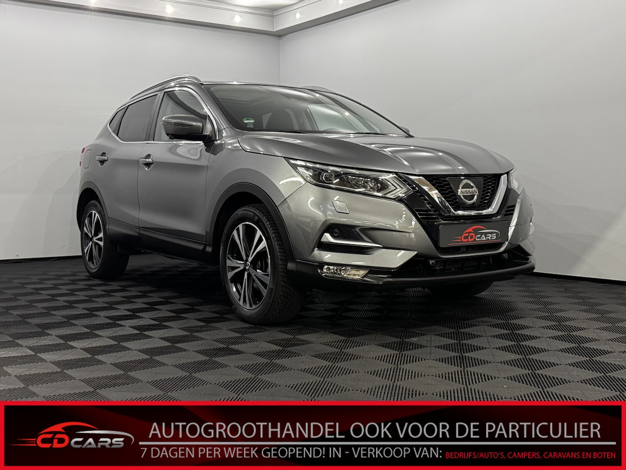 Nissan Qashqai - 1.2 Tekna Pano, 360 Camera, Navi, Keyless start, Rijstrook correctie, Clima, Stoelverwarmi - AutoWereld.nl