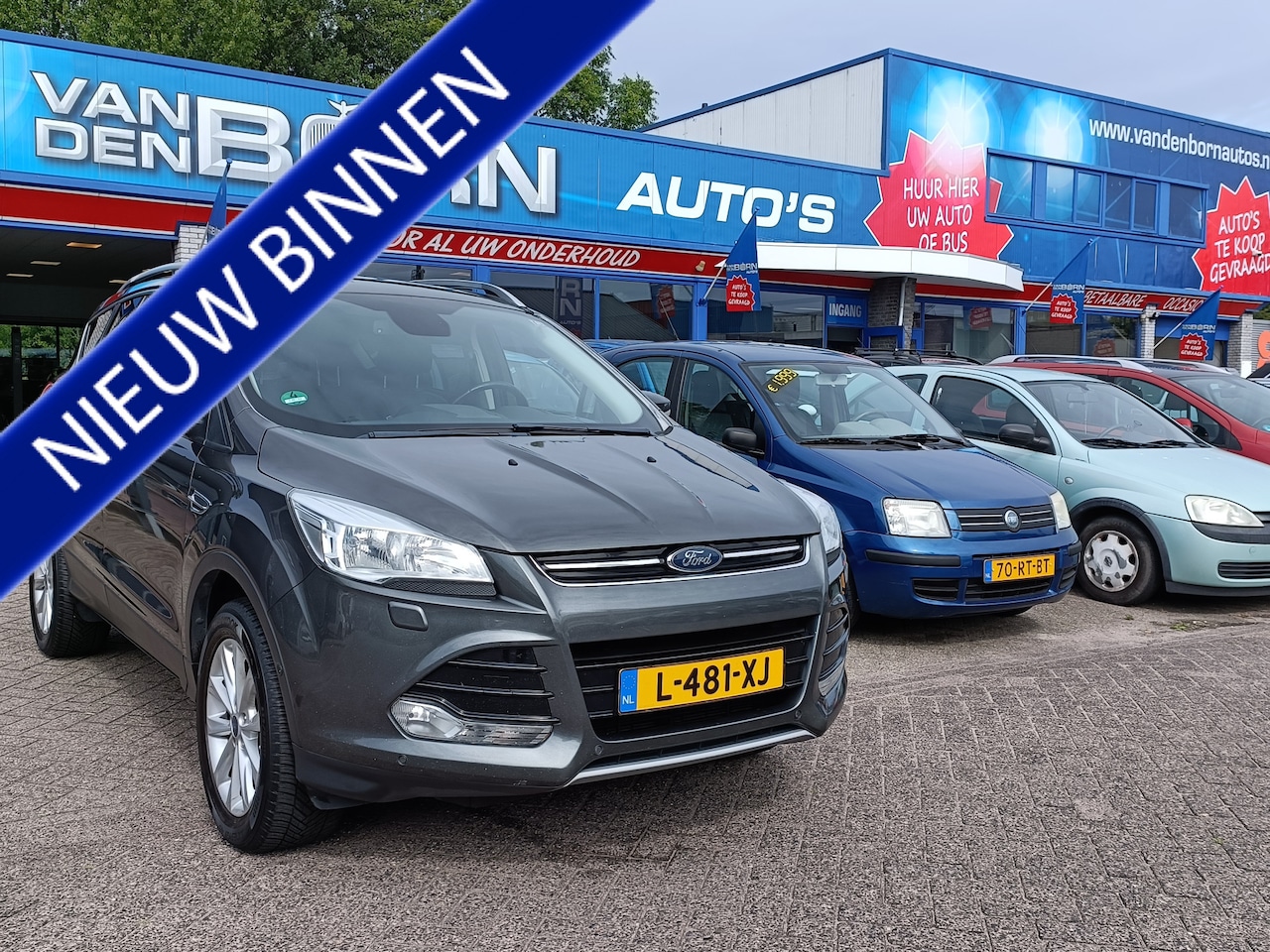 Ford Kuga - 1.5 Titanium Airco Hoogzitter Trekhaak Nw APK - AutoWereld.nl