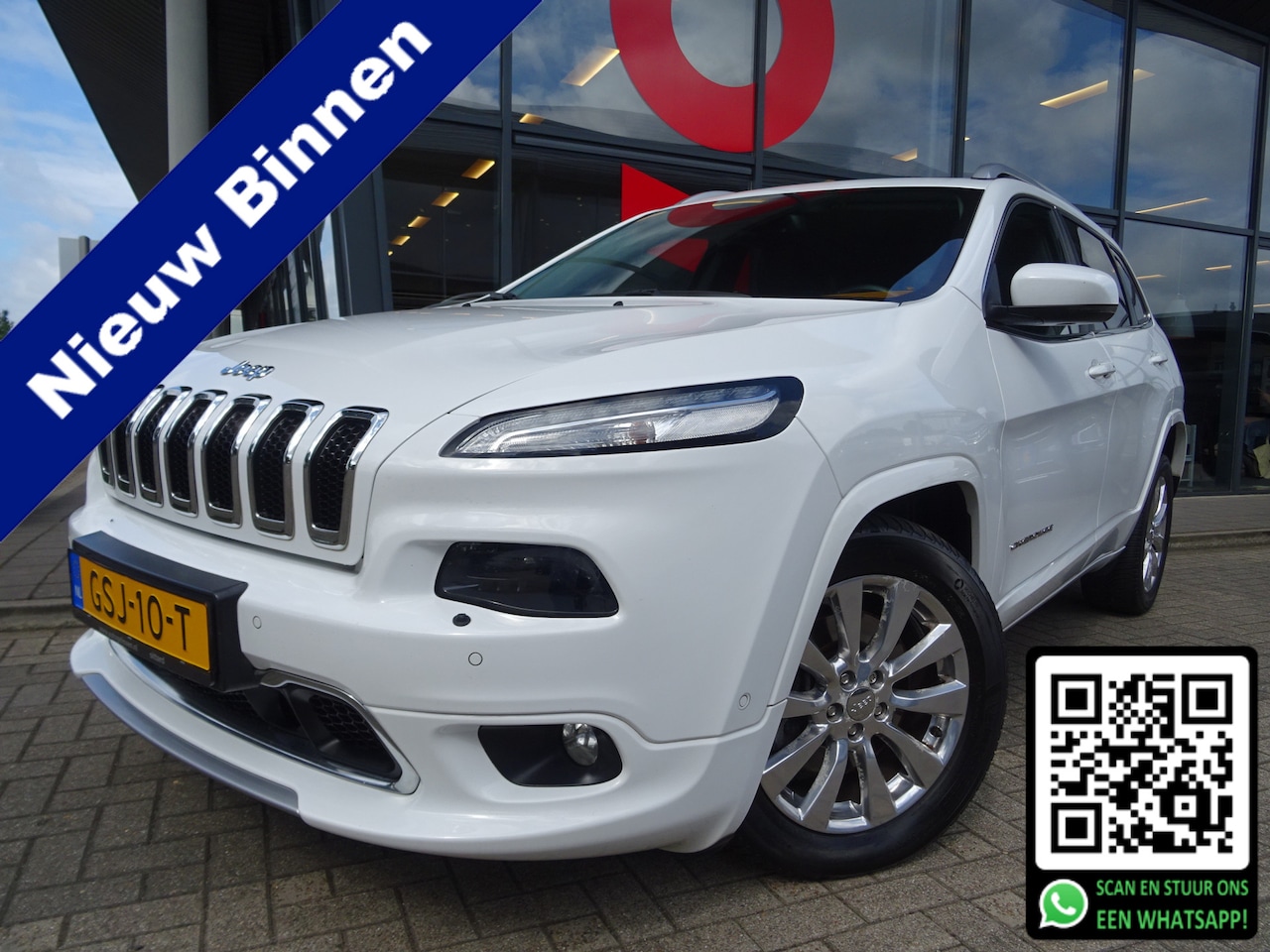 Jeep Cherokee - 2.2 Overland | AUTOMAAT | 4WD | 2.370 KG TREKGEWICHT | LEDER | PANORAMADAK | TREKHAAK | 1E - AutoWereld.nl