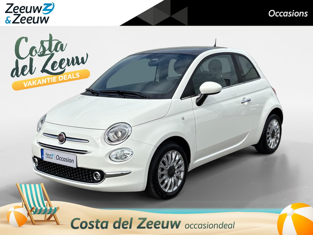 Fiat 500 - 1.0 Hybrid Dolcevita | Finale | 1e Eigenaar | Panorama Dak | Apple Carplay / Android Auto - AutoWereld.nl