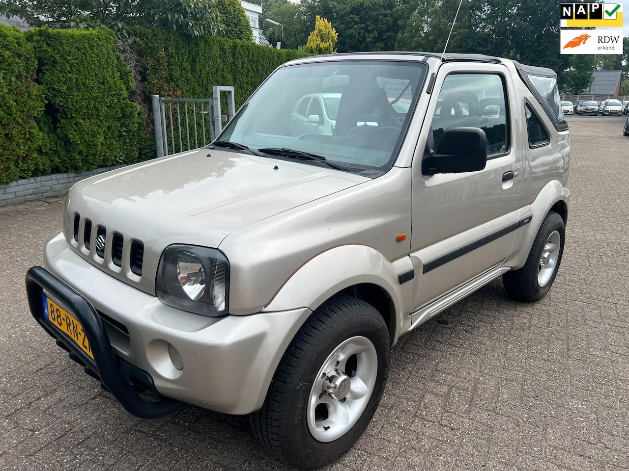 Suzuki Jimny - 1.3 JLX 4-WD Cabrio NWE APK BIJ AFL. NAP LMV BULLBAR NL-AUTO - AutoWereld.nl
