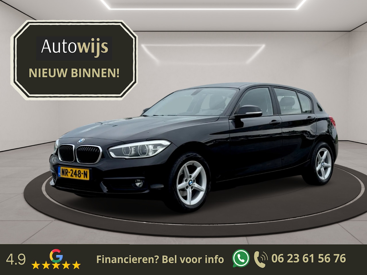 BMW 1-serie - 118i Corporate Lease High Executive|NL AUTO|Leder|Led|AUT|Groot Navi - AutoWereld.nl