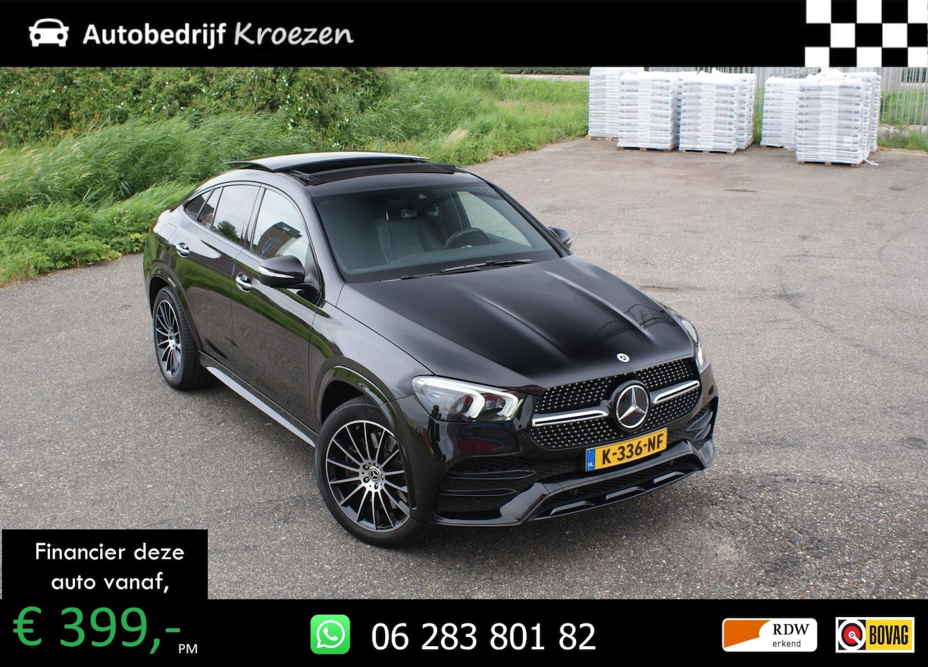 Mercedes-Benz GLE-Klasse Coupé - 350 de 4MATIC ///AMG Pakket | Pano | 360 Camera | Lucht vering | Burmester | Prijs Incl | - AutoWereld.nl
