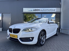 BMW 2-serie Cabrio - 218i Sport (CAMERA|NAVI PROF.|17"|STOELVERW.)