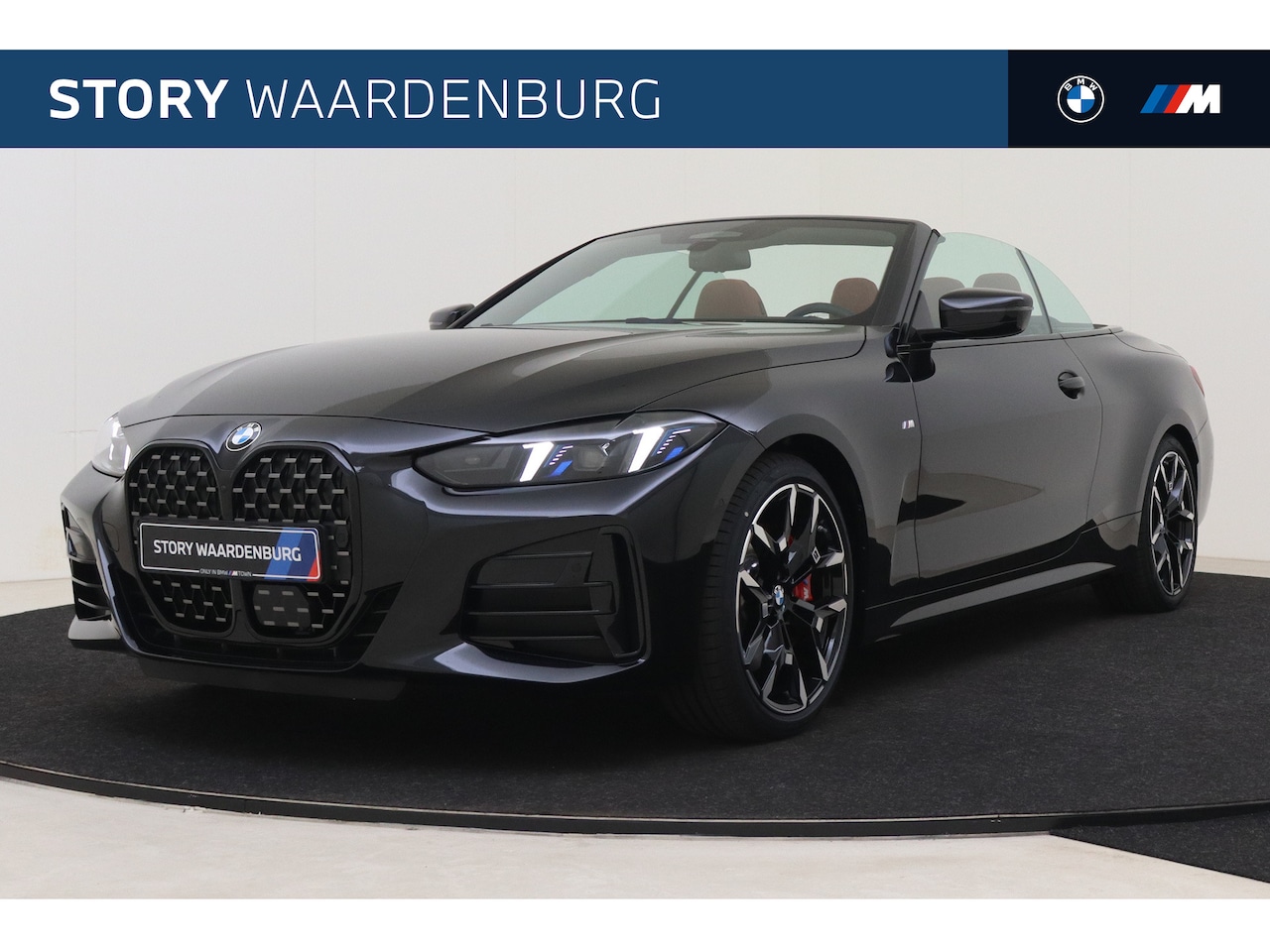 BMW 4-serie Cabrio - 420i High Executive M Sport Automaat / Trekhaak / Air Collar / Adaptieve LED / Parking Ass - AutoWereld.nl