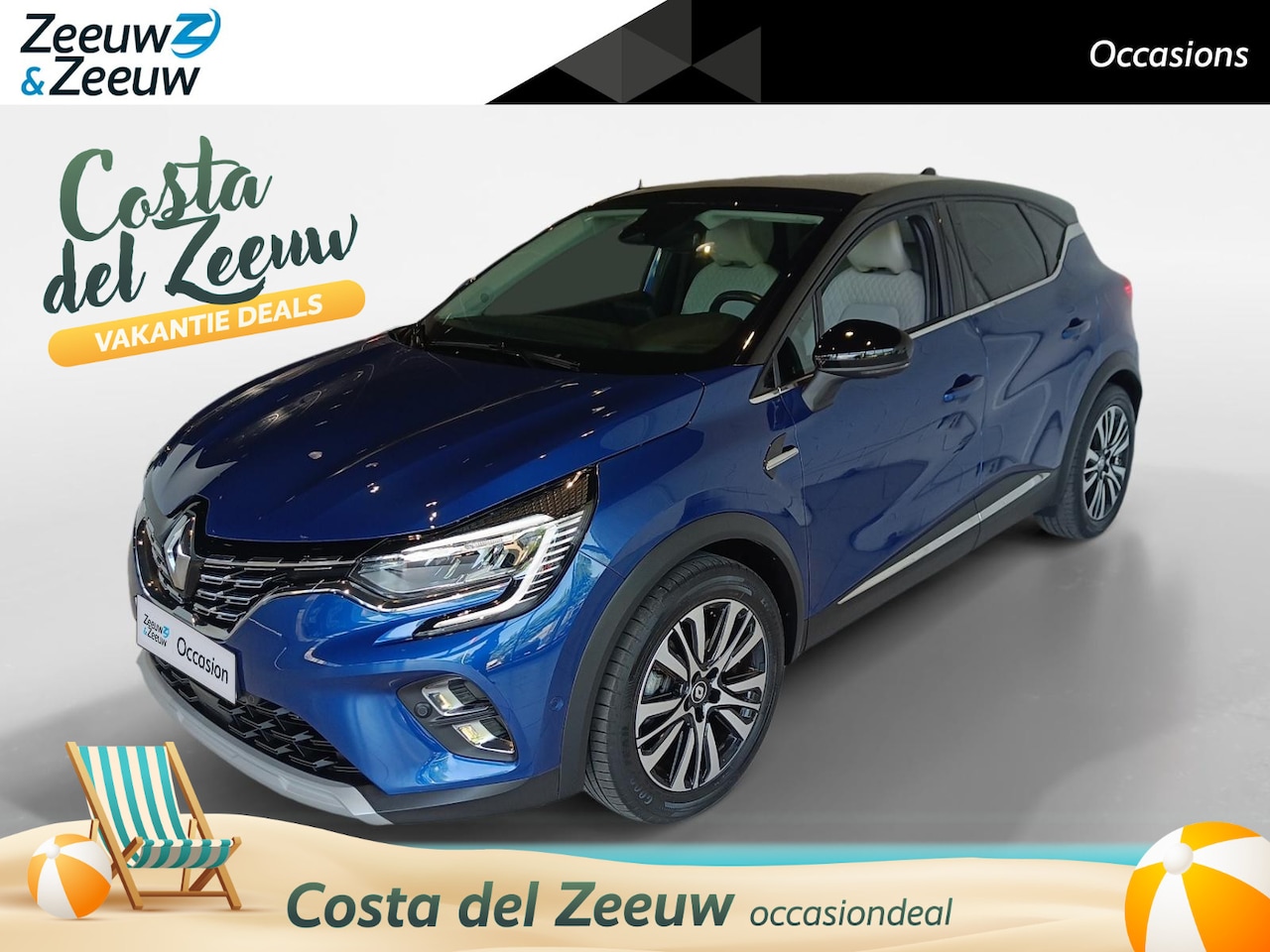 Renault Captur - 1.6 E-Tech full hybrid 145 iconic *Automaat*Navi+360Camera*Carplay*Stoelverwarming*Luxe ui - AutoWereld.nl