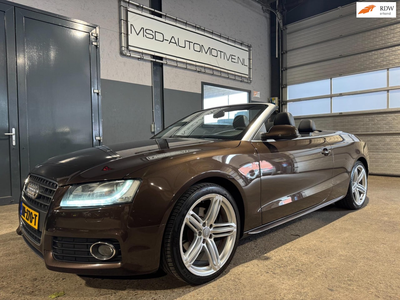 Audi A5 Cabriolet - 1.8 TFSI Pro Line S S-Line Onderhouden Trekhaak - AutoWereld.nl