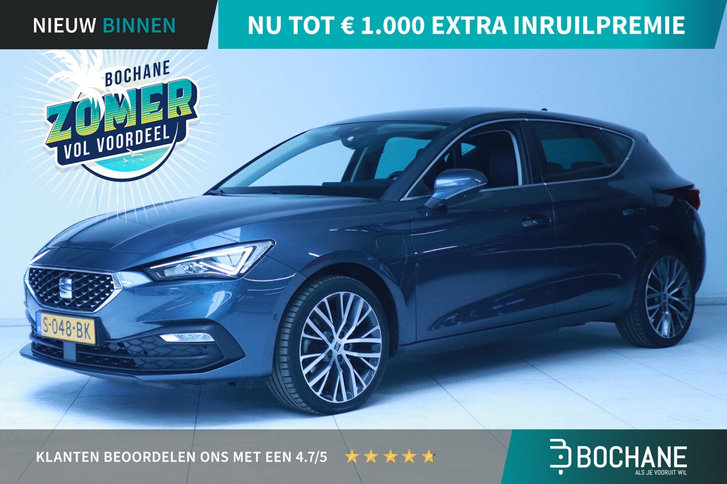 Seat Leon - 1.4 TSI eHybrid PHEV FR Business Intense Clima/Navi/PDC - AutoWereld.nl
