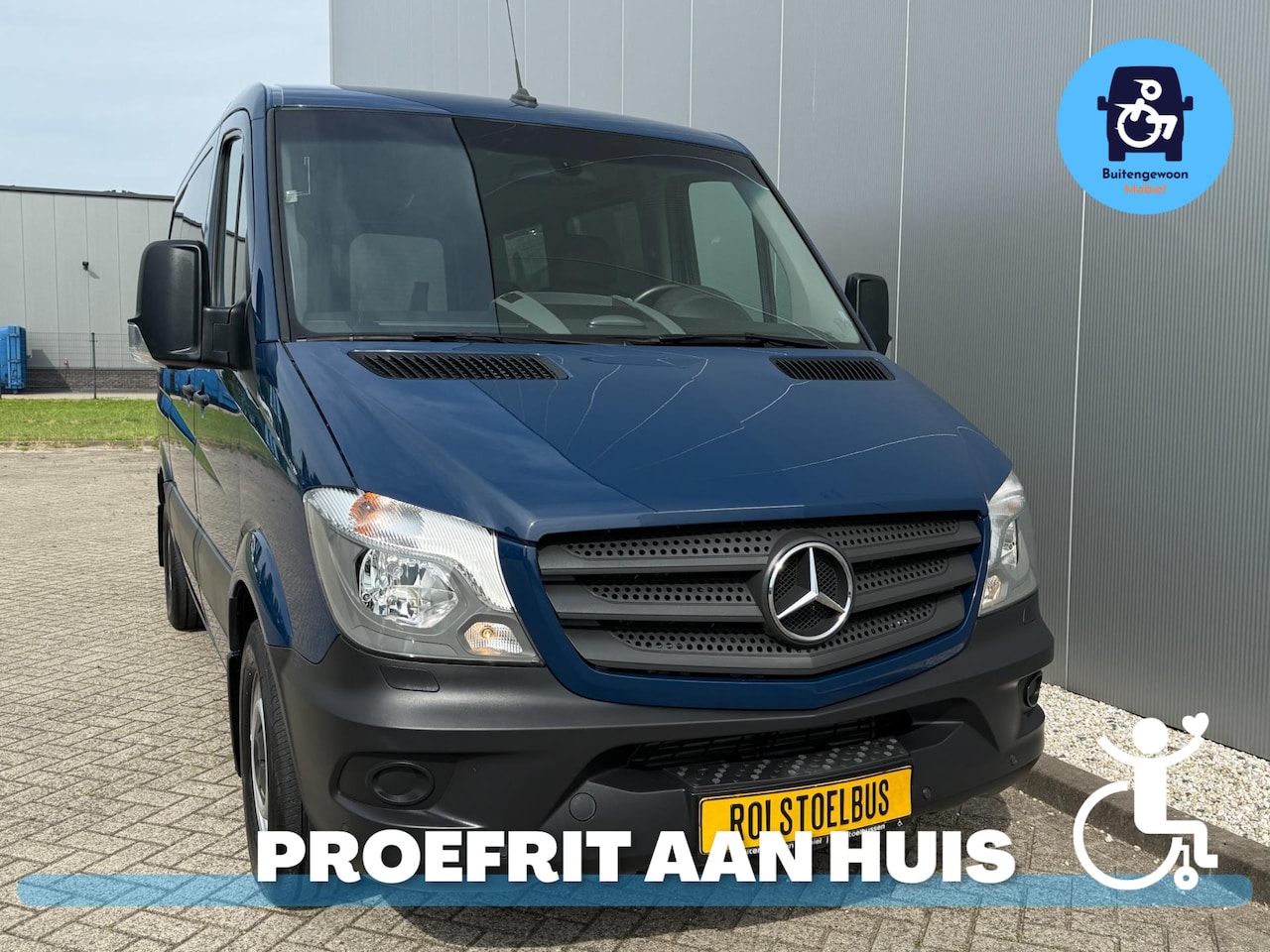 Mercedes-Benz Sprinter - 316 CDI Rolstoelbus (12/2017) Automaat | Airco | Rolstoel Voorin - AutoWereld.nl