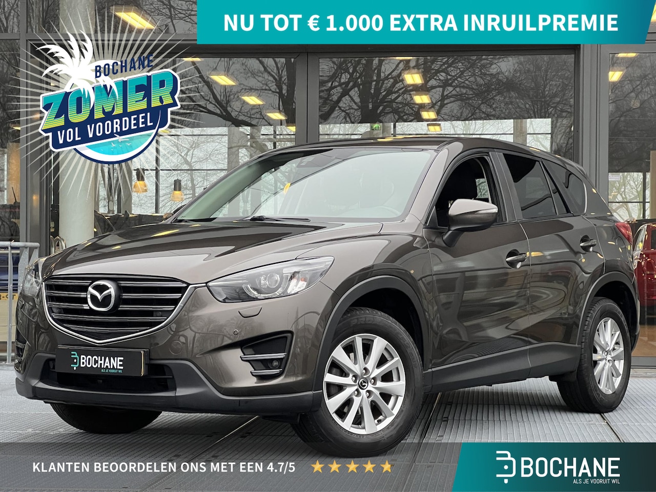 Mazda CX-5 - 2.0 SkyActiv-G 160 GT-M 4WD Automaat | Cruise Control | Navigatie | Achteruitrijcamera | T - AutoWereld.nl