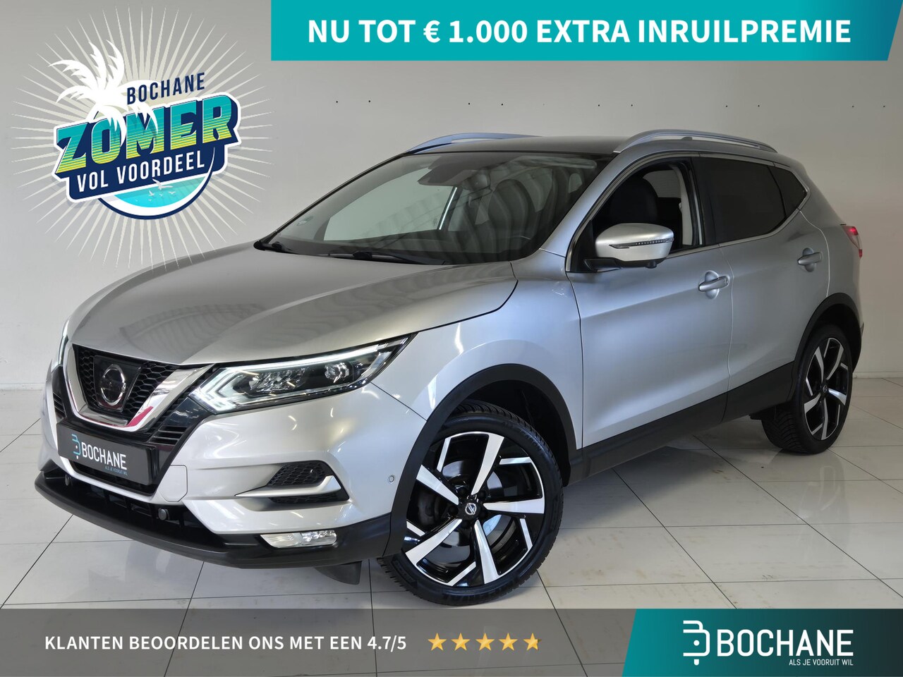 Nissan Qashqai - 1.2 DIG-T Tekna | Panoramadak |  360º Camera | BOSE Audio | - AutoWereld.nl