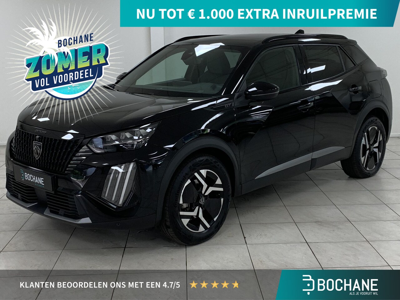 Peugeot 2008 - 1.2 Hybrid 136 GT AUTOMAAT | RONDOM ZICHT CAMERA | PANORAMADAK | COMPLETE AUTO! - AutoWereld.nl