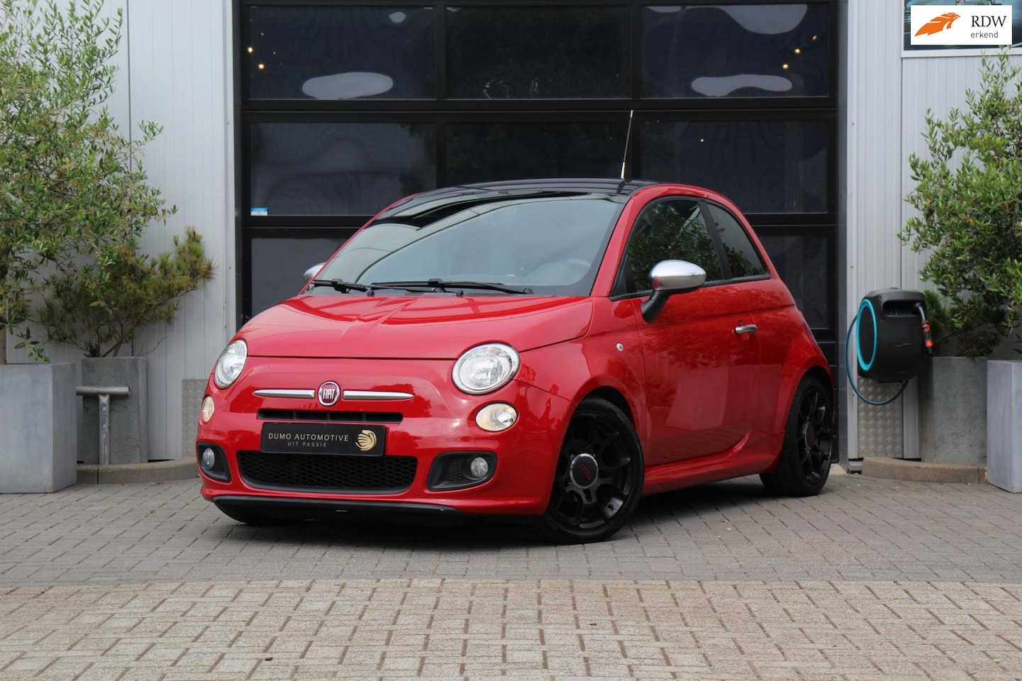 Fiat 500 - 1.2 500S - LEDER/ALCANTARA - SPORT - H&R - AUX/USB - NIEUWE KOPPELING - TOPSTAAT! - AutoWereld.nl