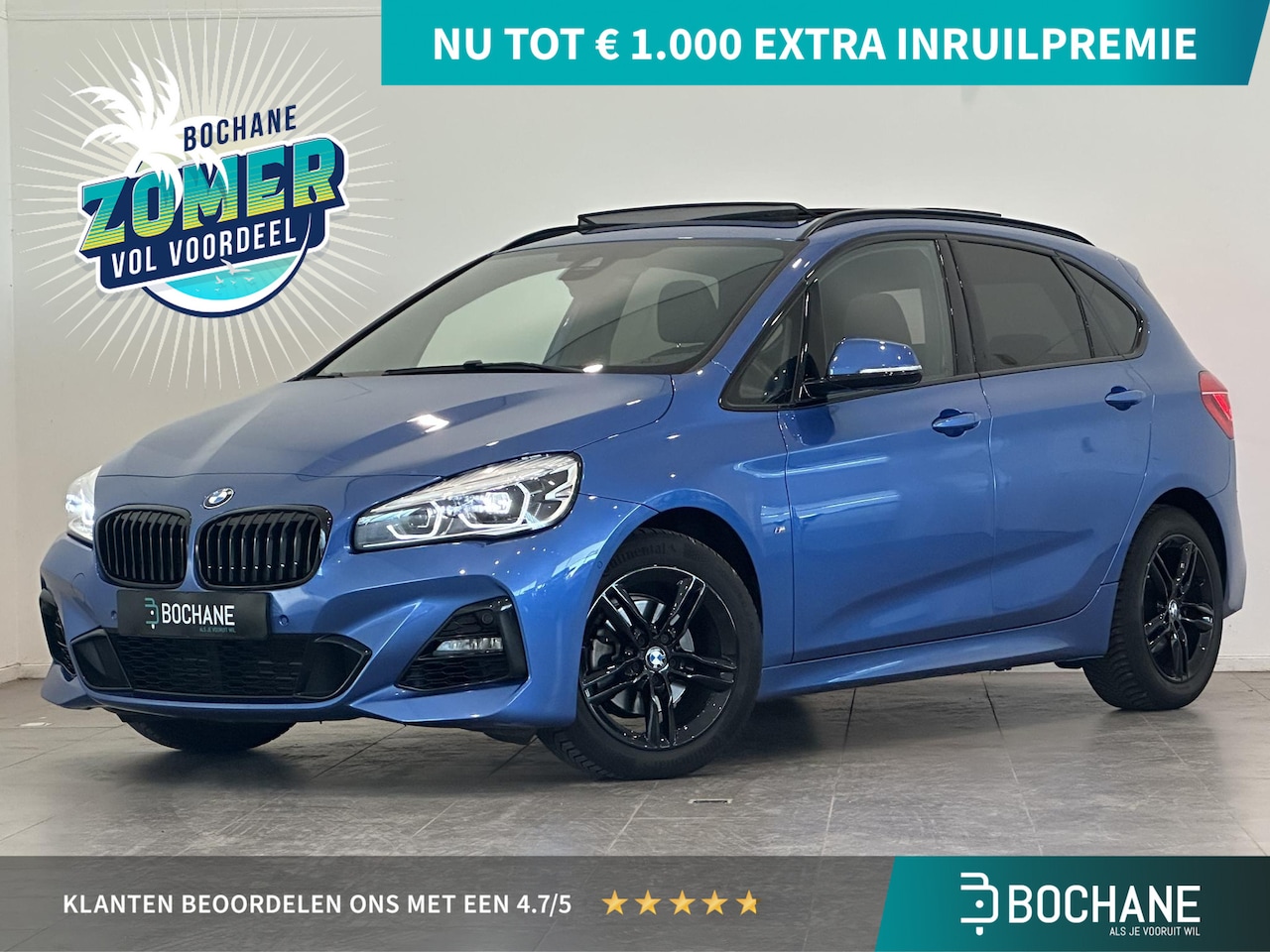 BMW 2-serie Active Tourer - 218i High Executive | M Sport | Panoramadak | Trekhaak afneembaar | Parkeersensoren voor, - AutoWereld.nl