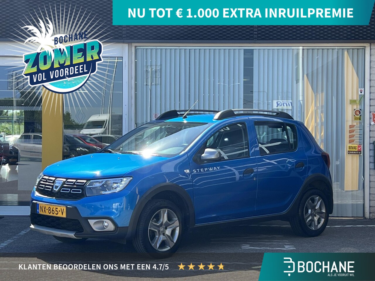 Dacia Sandero Stepway - 0.9 TCe Bi-Fuel SL | Trekhaak | Achteruitrijcamera | Navigatie | Airco | Cruise Control | - AutoWereld.nl
