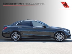 Mercedes-Benz C-klasse - 400 4MATIC AMG DESIGNO LEDER MEMORY PANORAMADAK HUD BURMESTER LUCHTVERING KEY-LESS GO 360