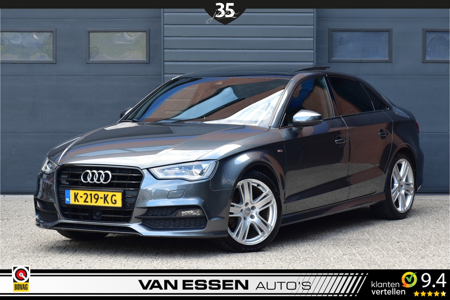 Audi A3 Limousine - 1.4 TFSI CoD Ambiente Pro Line Plus Navi Pano ACC Trekhaak Keyless Perfect Onderhouden! - AutoWereld.nl