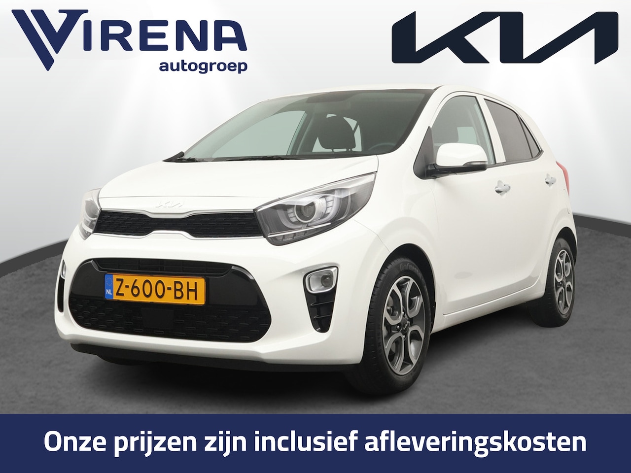Kia Picanto - 1.0 DPi DynamicPlusLine - Navigatie - Climate Control - Cruise Control - Lichtmetalen Velg - AutoWereld.nl