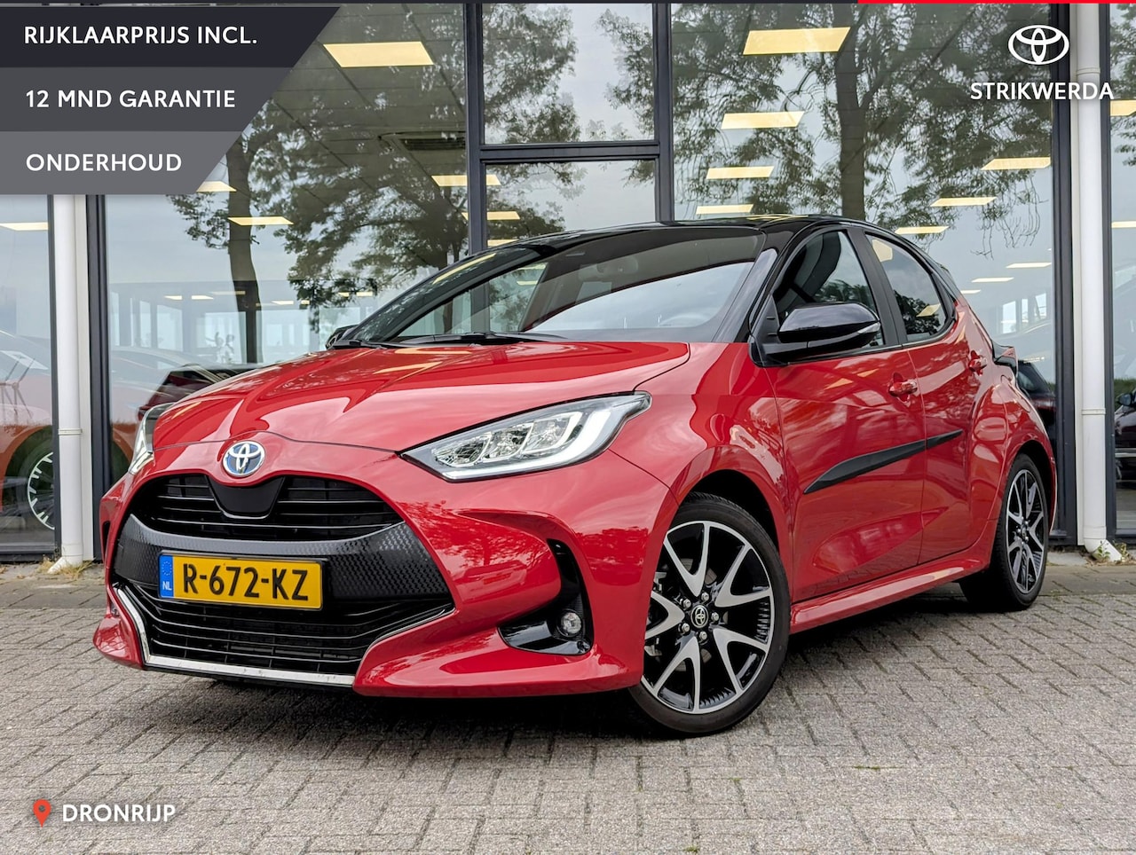 Toyota Yaris - 1.5 Hybrid GR Sport Edition | Afn. trekhaak | Stoelverwarming | Leer | Bi-Tone | Camera | - AutoWereld.nl