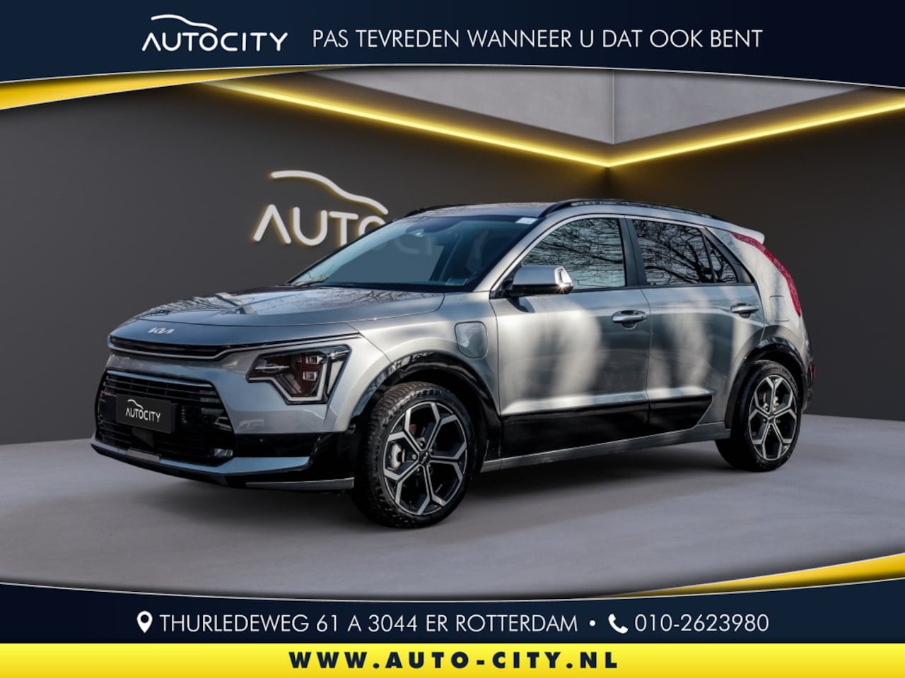 Kia Niro - 1.6 GDi PHEV Dynamicline Camera l Keyless l Leder l Elektrische - AutoWereld.nl