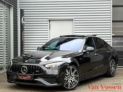 Mercedes-Benz C-klasse - AMG 43 4MATIC |Pano|GARANTIE|Sfeer|Trekhaak|360 Camera|Burmester|Memory|Massagestoelen|Hea