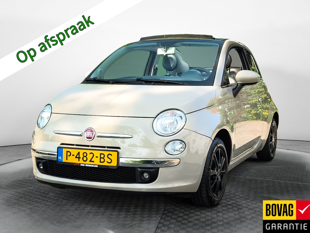Fiat 500 C - 1.2 Rock (70 PK) Keurig-Onderh. BOVAG-Garantie. Elek.-Schuifdak, Leer, Navigatie, Cruiseco - AutoWereld.nl