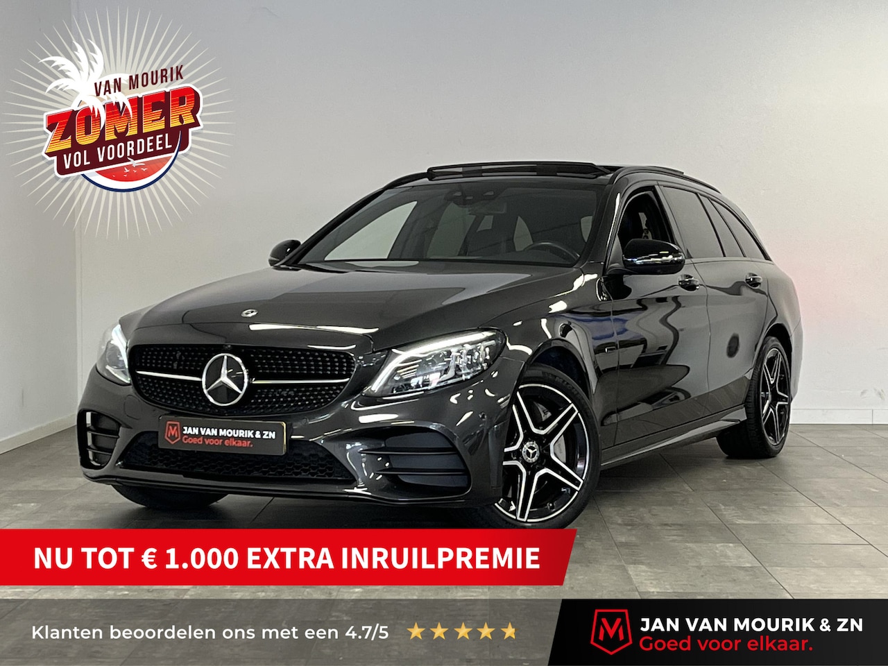 Mercedes-Benz C-klasse Estate - 300 e AMG Limited | 1e EIG. | PANO | MULTI-BEAM | - AutoWereld.nl