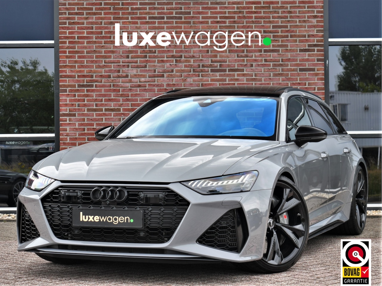Audi RS6 - Avant 4.0 TFSI quattro DynPlus Pano Nardo Design Sportuitl 4WS HUD ACC 22" - AutoWereld.nl