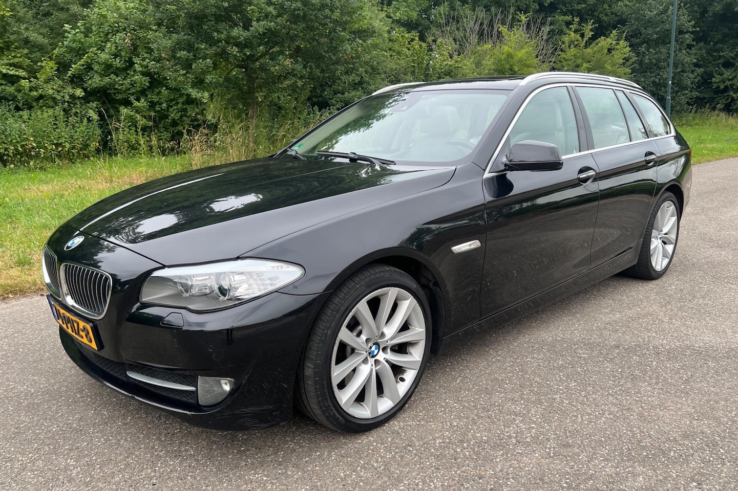 BMW 5-serie Touring - 530d High Executive Automaat- Pano- Clima- Navigatie- Leer-Lmv - AutoWereld.nl