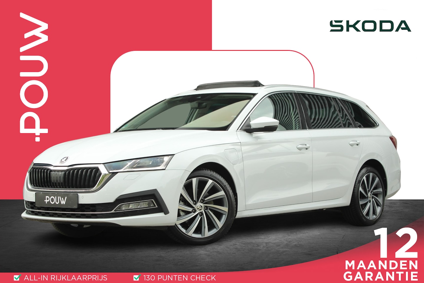 Skoda Octavia Combi - 1.4 TSI 204pk iV PHEV Business Edition | Schuif Kanteldak | Stoel & Stuurverwarming | Navi - AutoWereld.nl