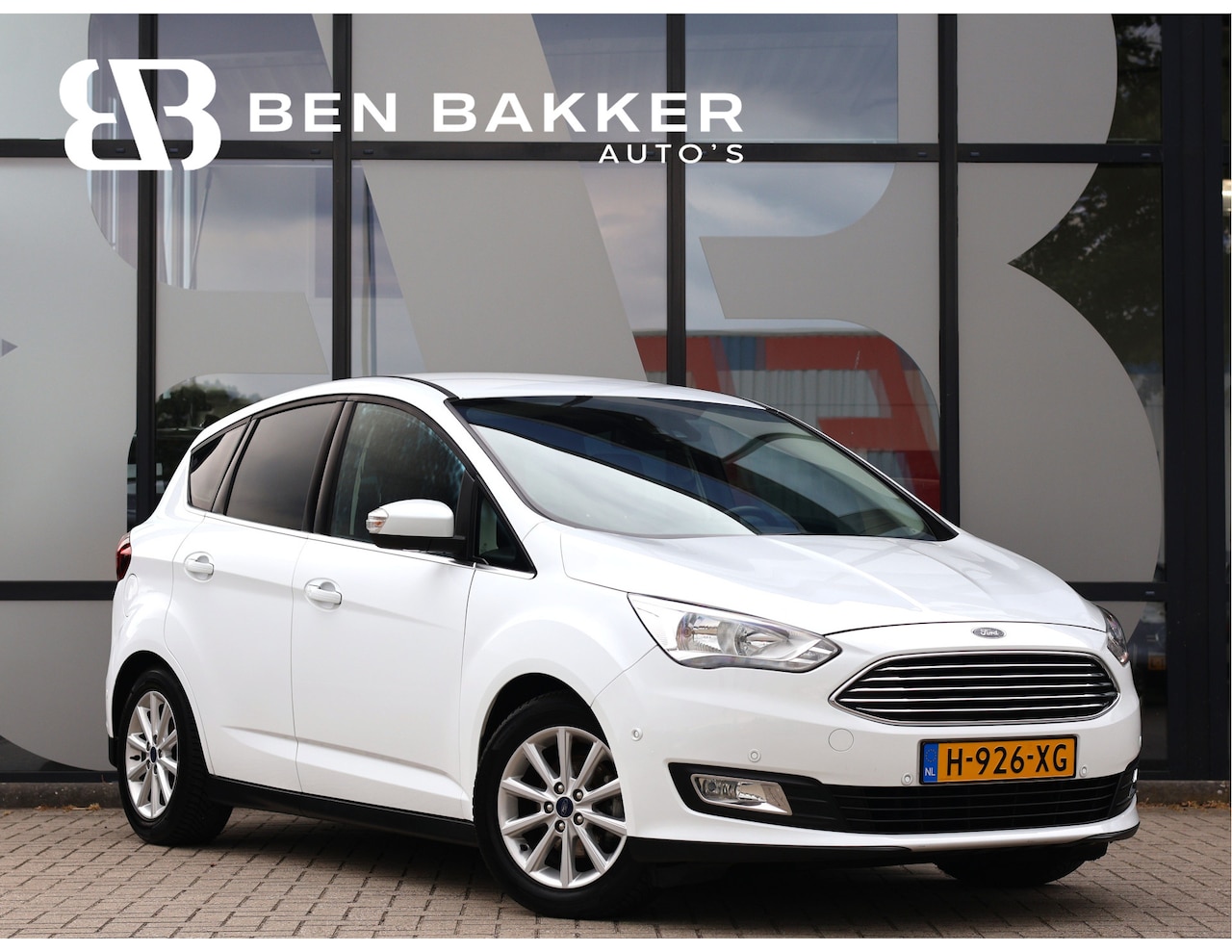 Ford C-Max - 1.0 Titanium | Navi | Clima | Trekhaak | Cruise | Keyless | - AutoWereld.nl