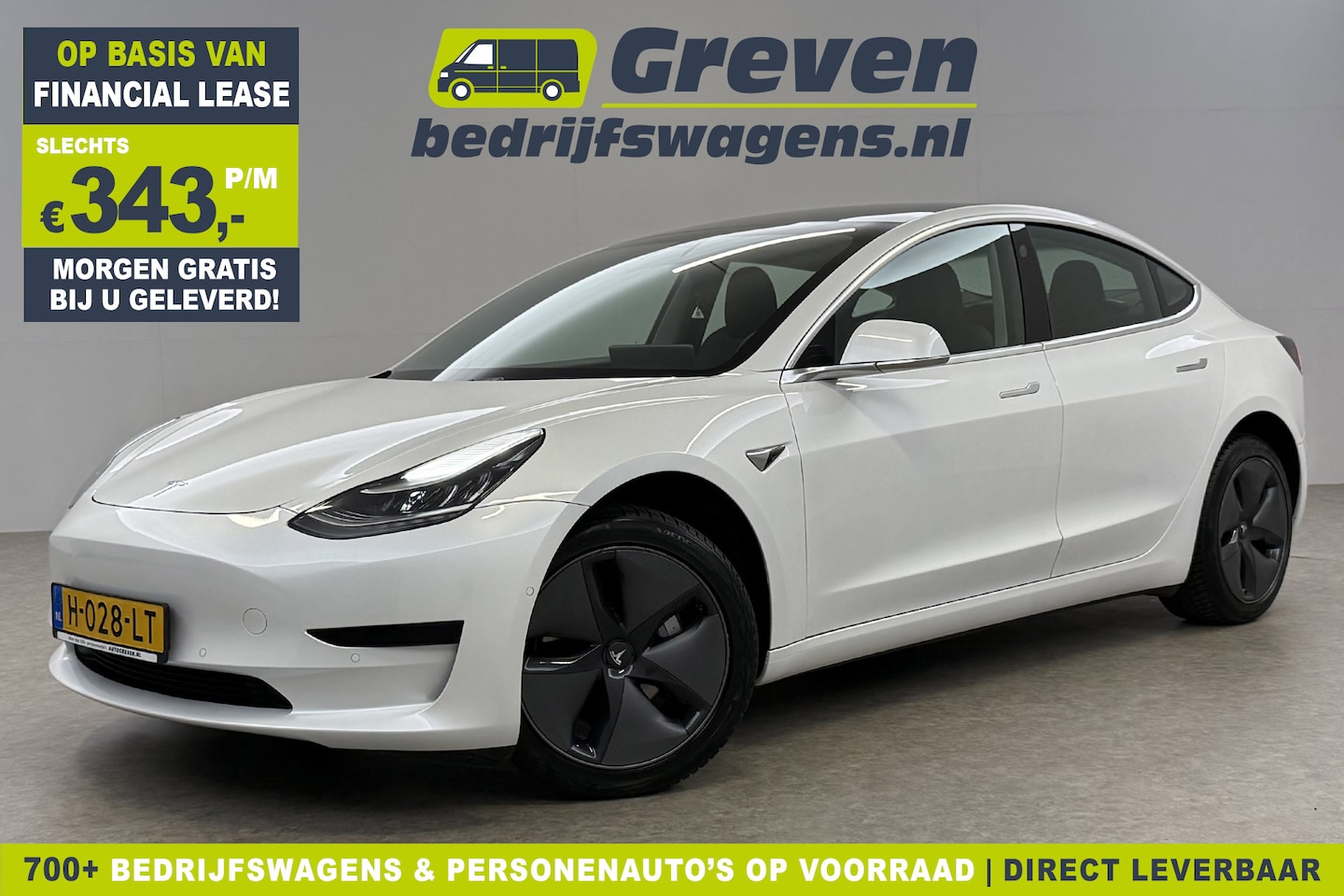 Tesla Model 3 - Standard RWD Plus 60 kWh 238PK Autopilot Camera LED Pano Memory Clima Cruise Navi PDC 18'' - AutoWereld.nl