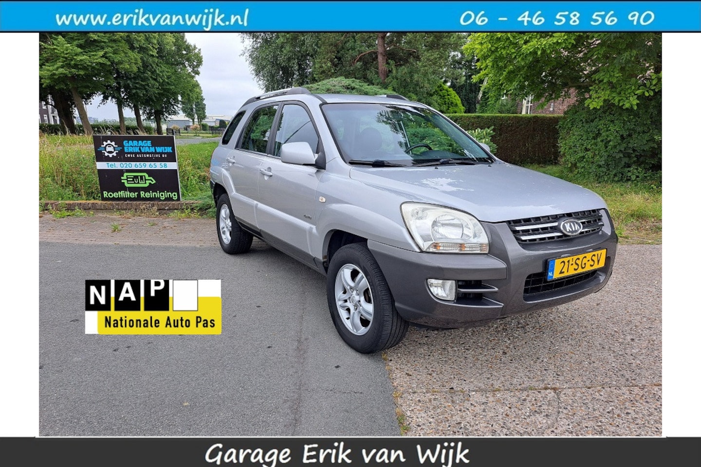 Kia Sportage - 2.0 CVVT Comfort 4WD Airco/Cruise control - AutoWereld.nl