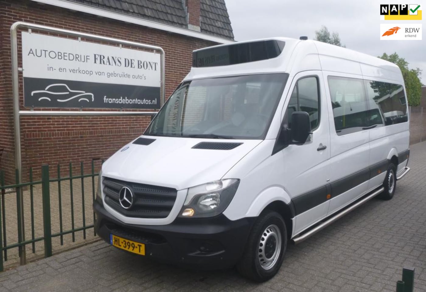 Mercedes-Benz Sprinter - 313 2.2 BlueTEC 432 HD 9 persoons AIRCO € 8950 EX BTW - AutoWereld.nl