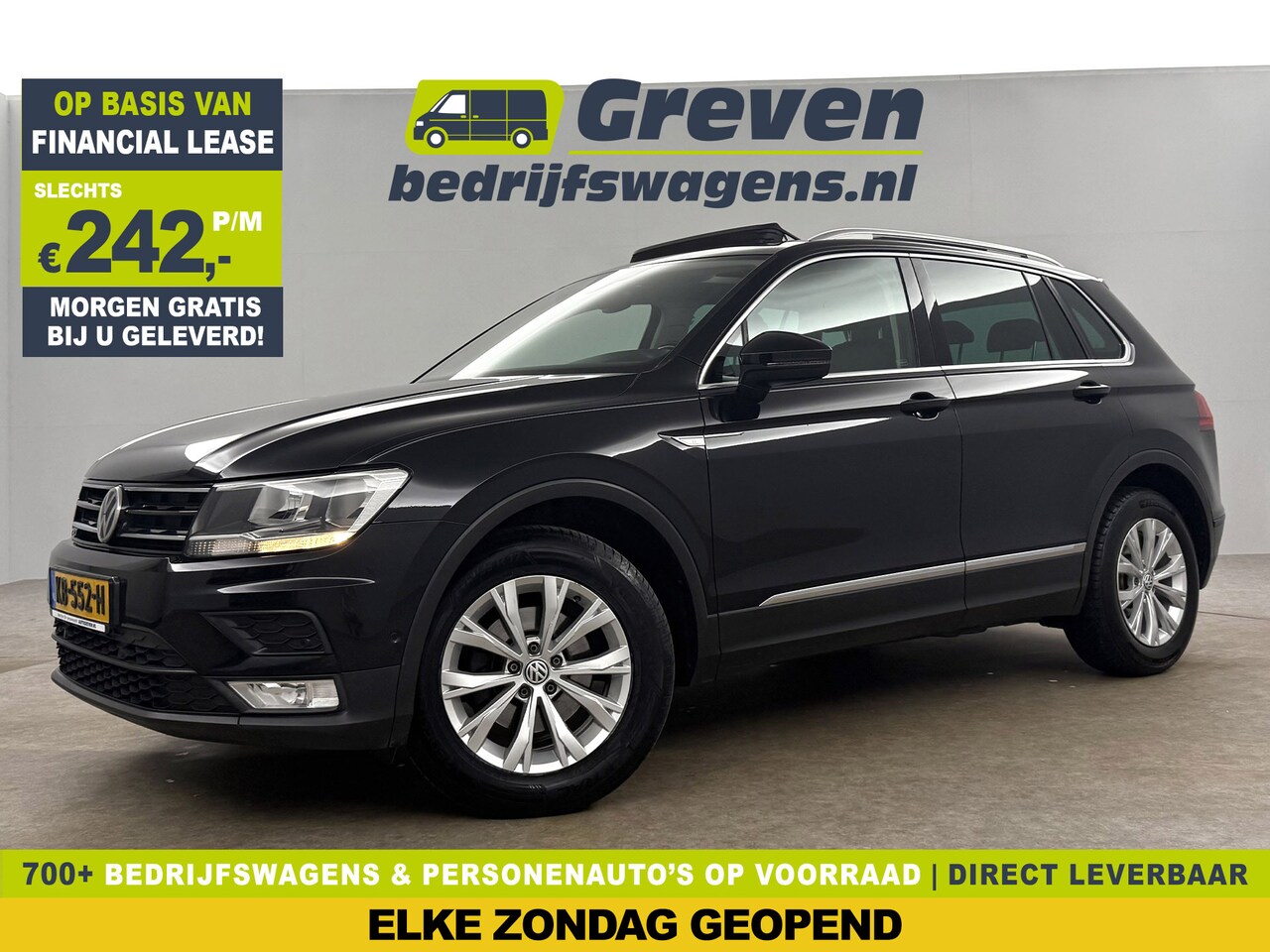 Volkswagen Tiguan - 1.4 TSI Pano LED Camera Carplay Adaptive Cruise Clima Navi PDC 17"LMV - AutoWereld.nl