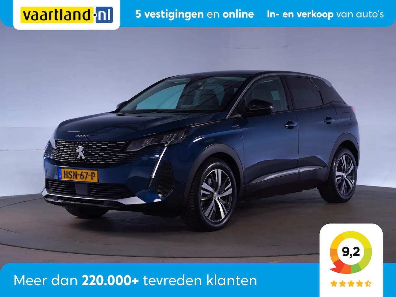 Peugeot 3008 - 1.6 HYbrid 225pk Allure Aut. [ LED Navi Apple/Android ] - AutoWereld.nl