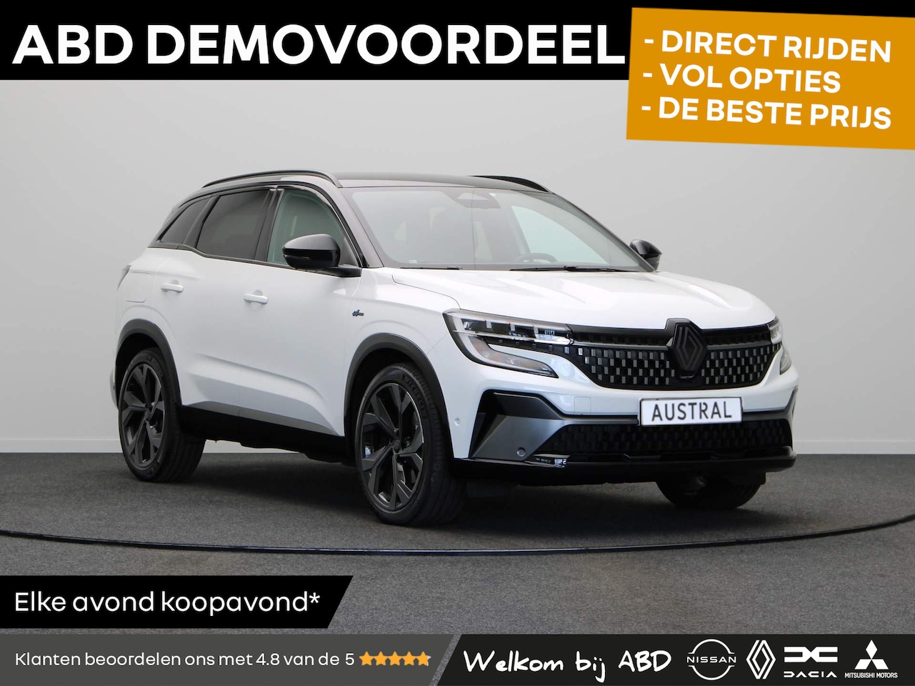 Renault Austral - E-Tech Hybrid 200pk Techno Esprit Alpine | Active driver assist | Elek. verwarmbaar stoel - AutoWereld.nl