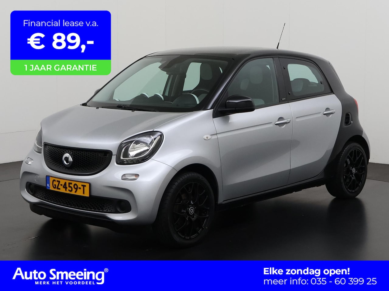 Smart Forfour - 1.0 Passion | Panoramadak | Navigatie | Lichtmetalen Velgen | 12 mnd Garantie | - AutoWereld.nl