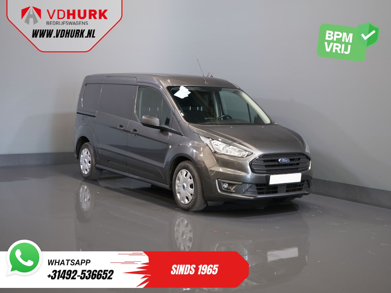 Ford Transit Connect - 1.0 EcoBoost BENZINE L2 Trend BPM VRIJ! Ready2Go NL Auto/ Carplay/ Airco/ Camera/ Cruise/ - AutoWereld.nl